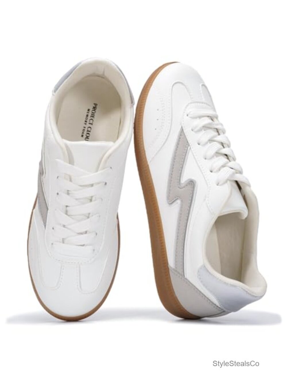 Women's Fashion Sneakers - Non-Slip Lace-Up Running Cross Trainer